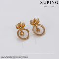 94065 latest design jewelry circle shape pearl ladies earrings